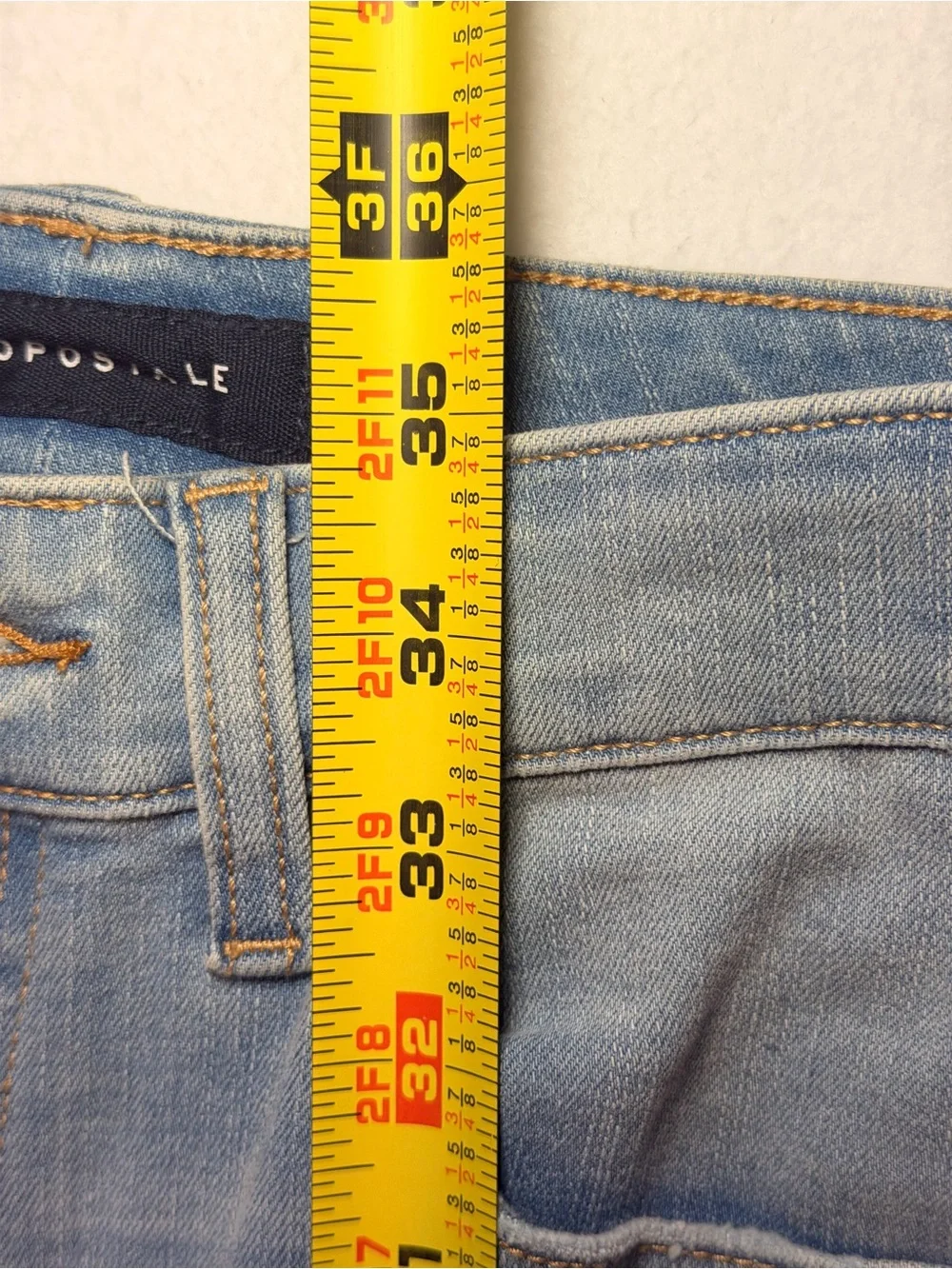 Aeropostale Women's Light Blue Distressed Skinny Jeans size 0